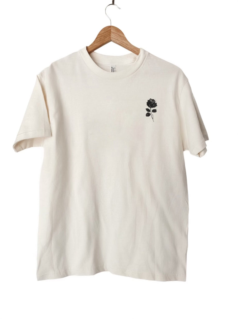 JESUS ROSE WHITE T-SHIRT
