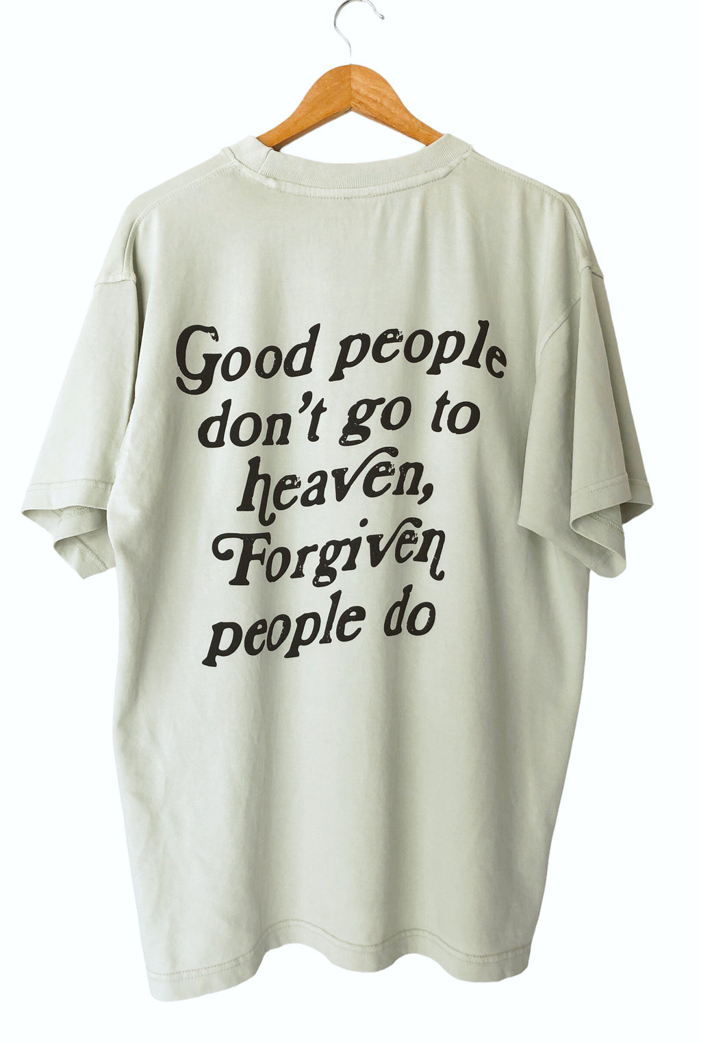 FORGIVEN PISTACHIO SLEEVE T-SHIRT
