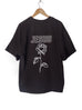 JESUS ROSE BLACK T-SHIRT