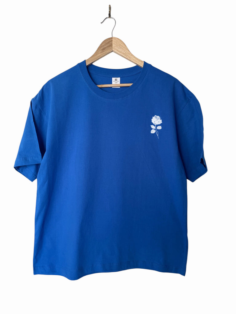 JESUS ROSE ROYAL BLUE T-SHIRT