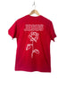 JESUS ROSE RED T-SHIRT