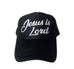 JESUS IS LORD BLACK TRUCKER HAT