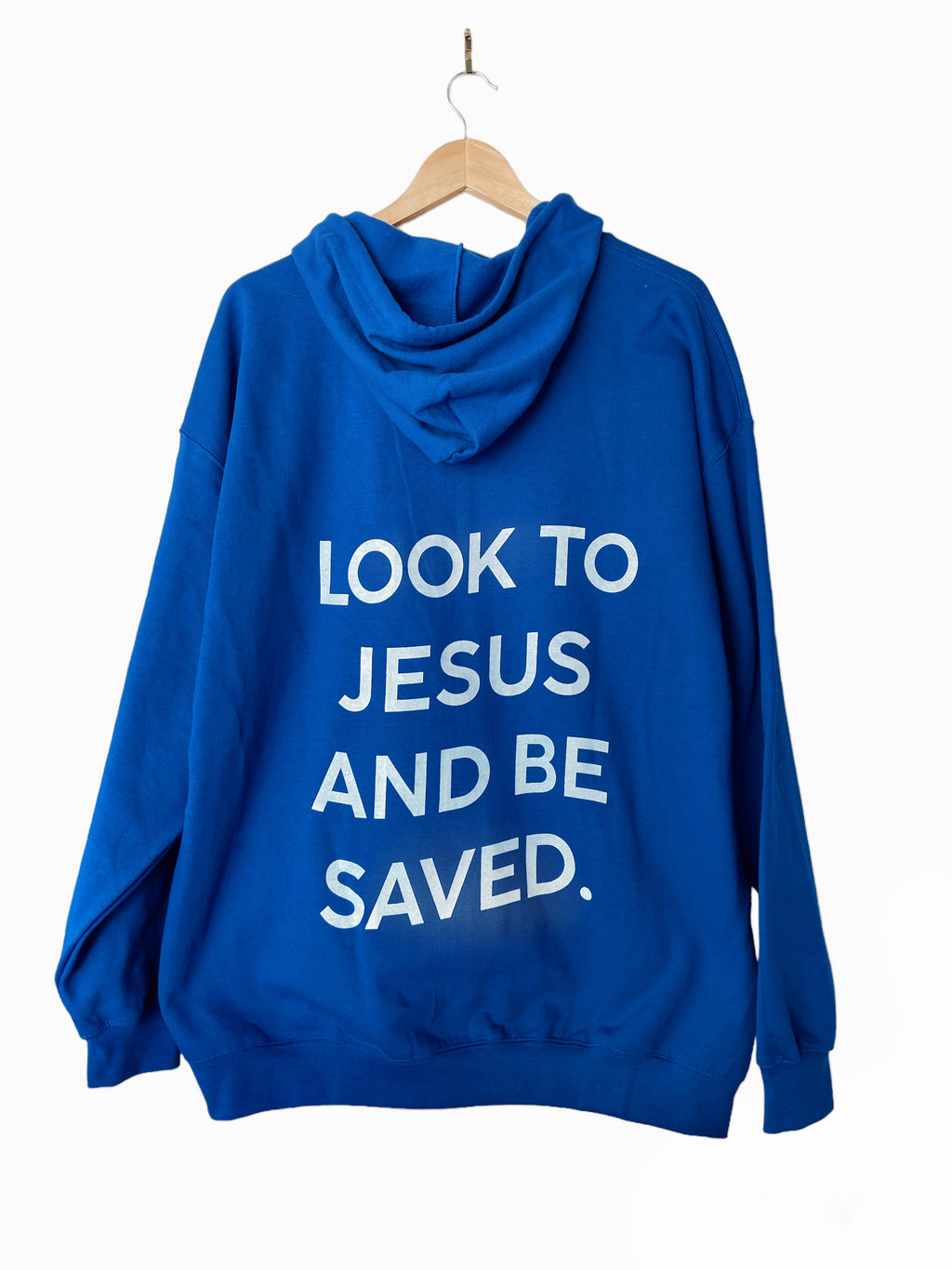 LOOK TO JESUS ROYAL BLUE HOODIE