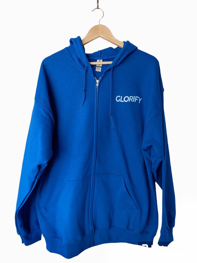 LOOK TO JESUS ROYAL BLUE HOODIE