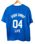 JESUS 04 LIFE BLUE T-SHIRT