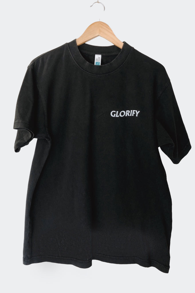 SATISFY BLACK SLEEVE T-SHIRT