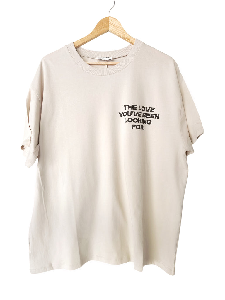 THIS IS THE LOVE CREAM WOMEN'S URBAN SLEEVE T-SHIRT