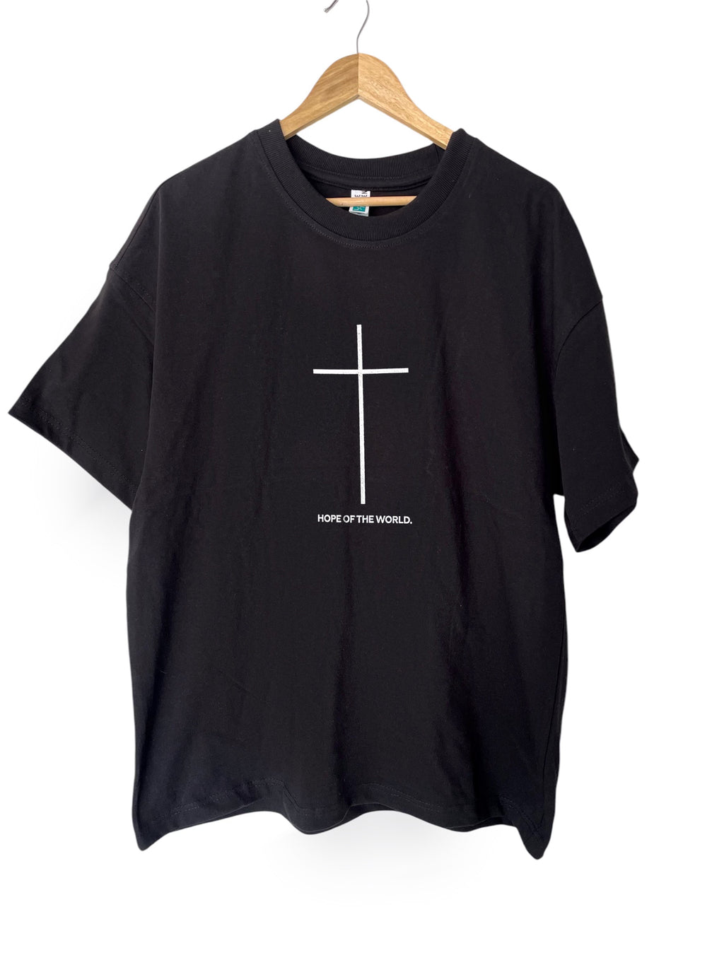 CROSS HOPE OF THE WORLD BLACK T-SHIRT