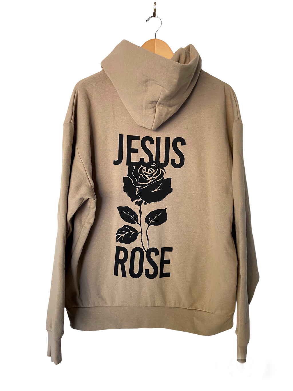JESUS ROSE SANDSTONE URBAN PULLOVER HOODIE