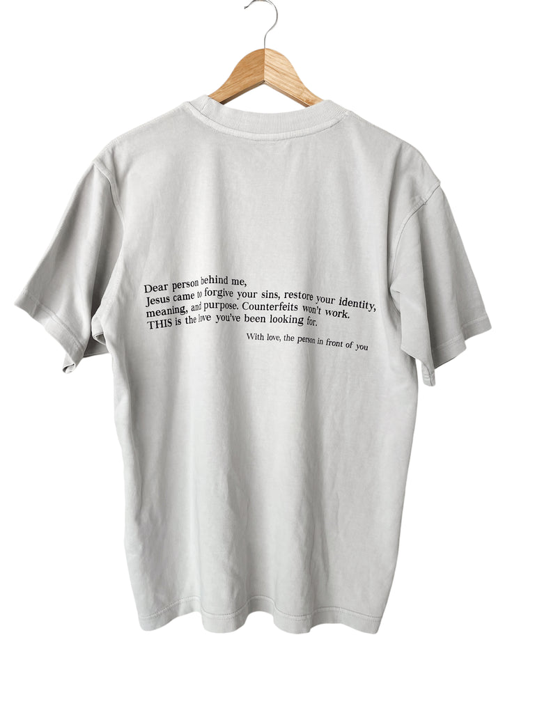 THIS IS THE LOVE LIGHT GRAY SLEEVE T-SHIRT