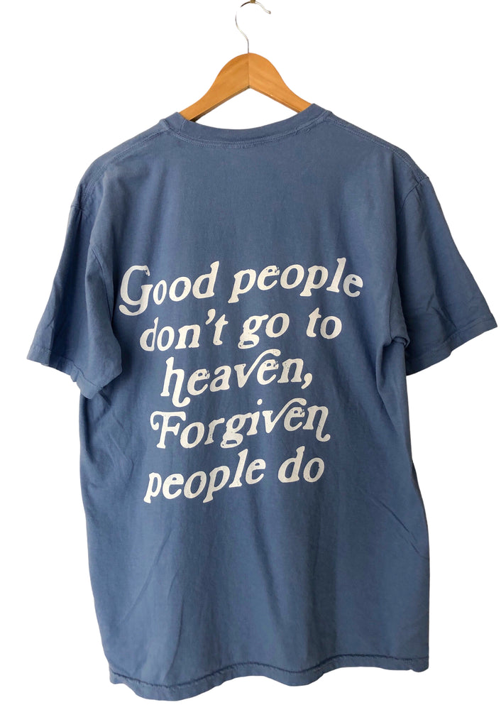 FORGIVEN WASHED DENIM T-SHIRT