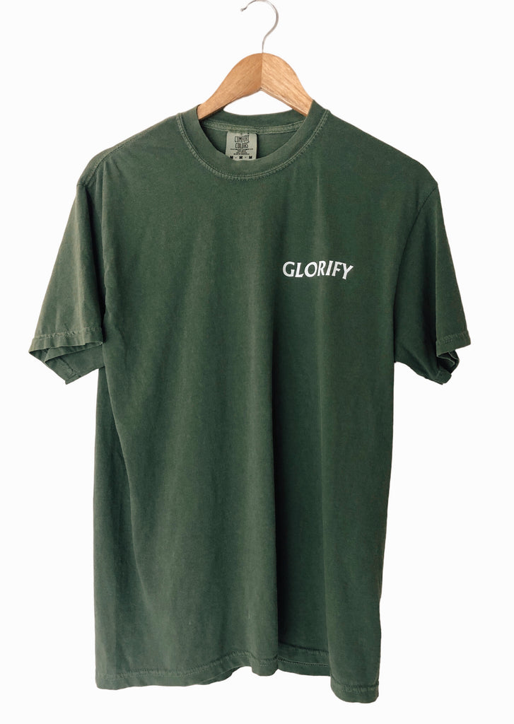 SATISFY MOSS GREEN SLEEVE T-SHIRT