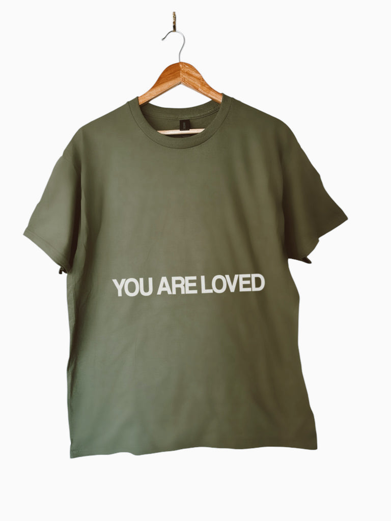 YOU ARE LOVED SHORT SLEEVE TEE (MULTIPLE COLOR OPTIONS)