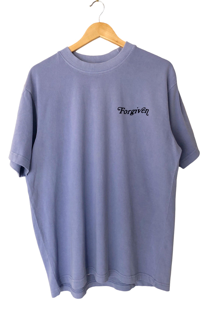 FORGIVEN CHAMBRAY SLEEVE T-SHIRT