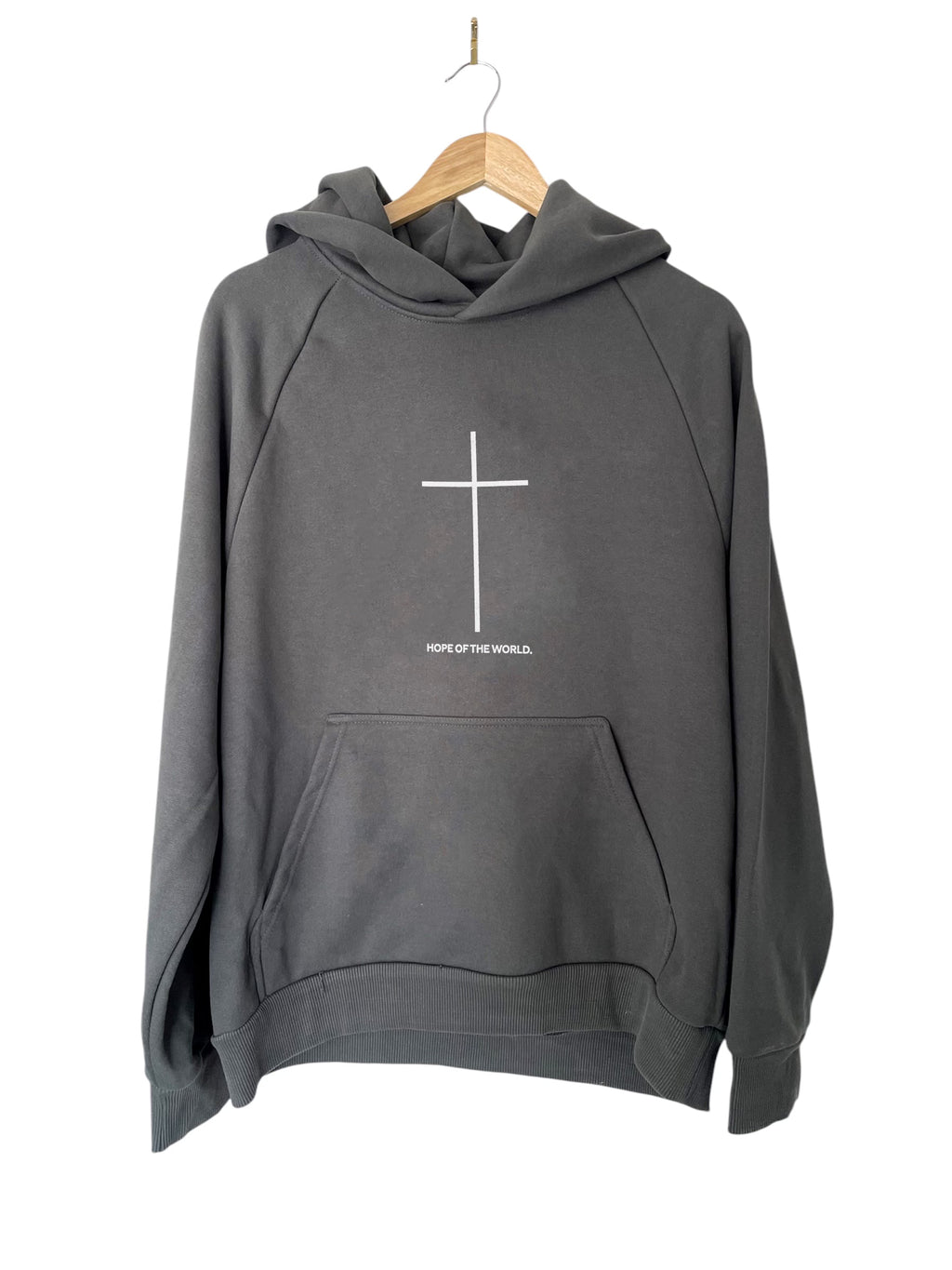 CROSS HOPE OF THE WORLD ASPHALT HOODIE