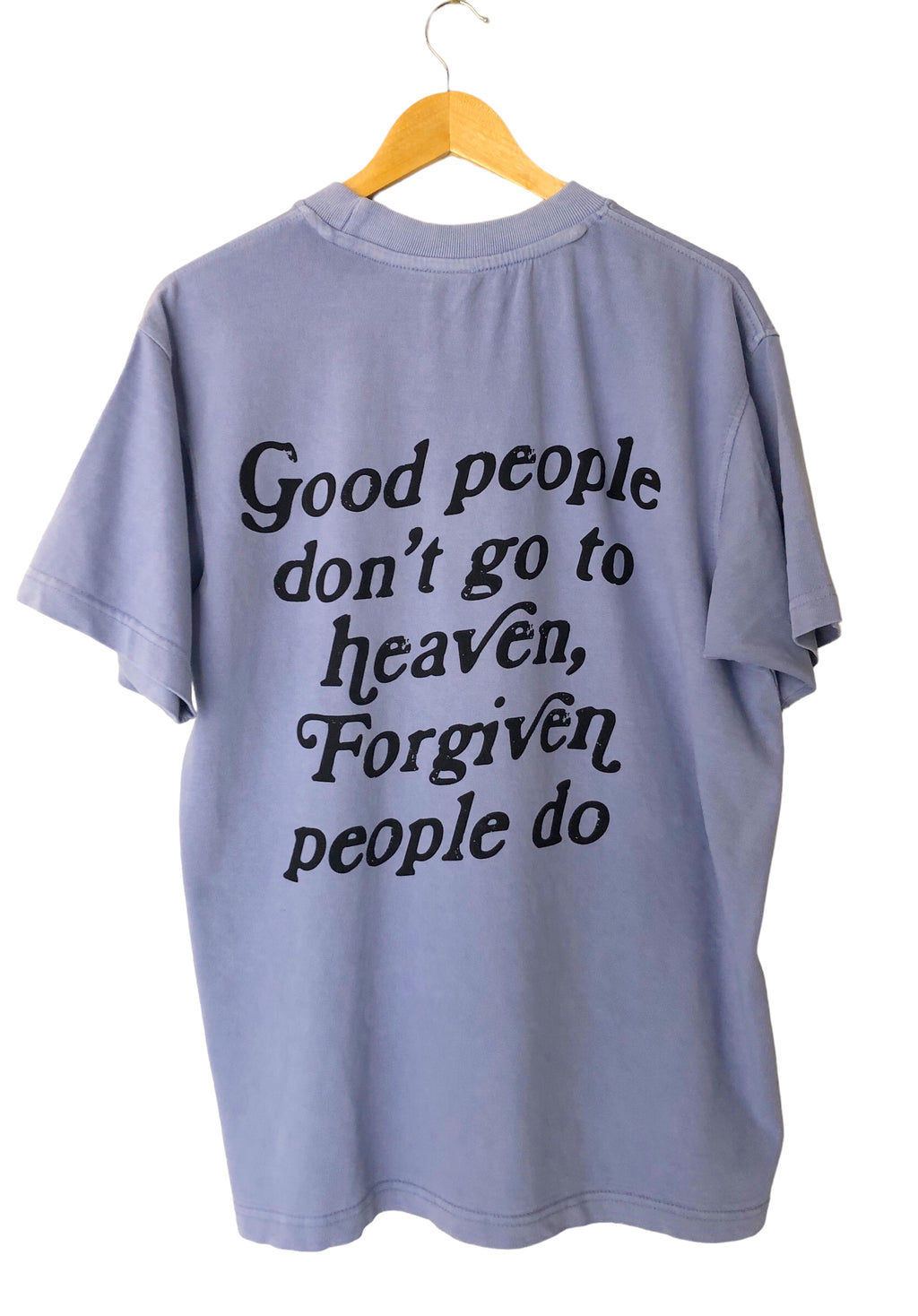 FORGIVEN CHAMBRAY SLEEVE T-SHIRT