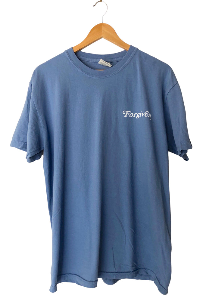 FORGIVEN WASHED DENIM T-SHIRT