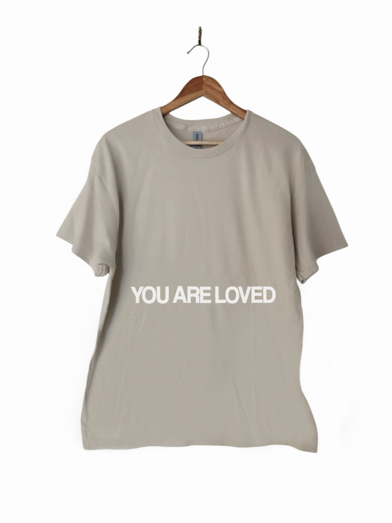 YOU ARE LOVED SHORT SLEEVE TEE (MULTIPLE COLOR OPTIONS)