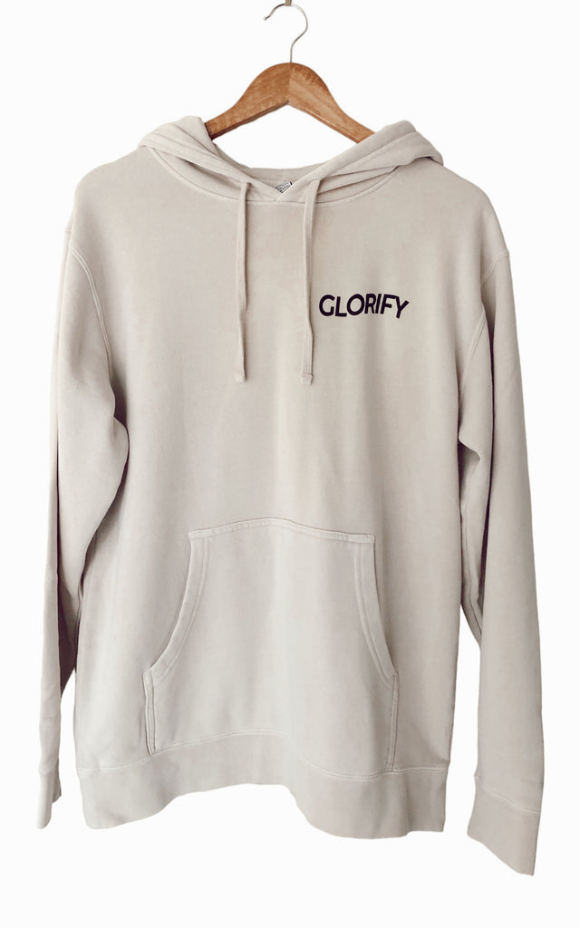 LOOK TO JESUS CREAM HOODIE