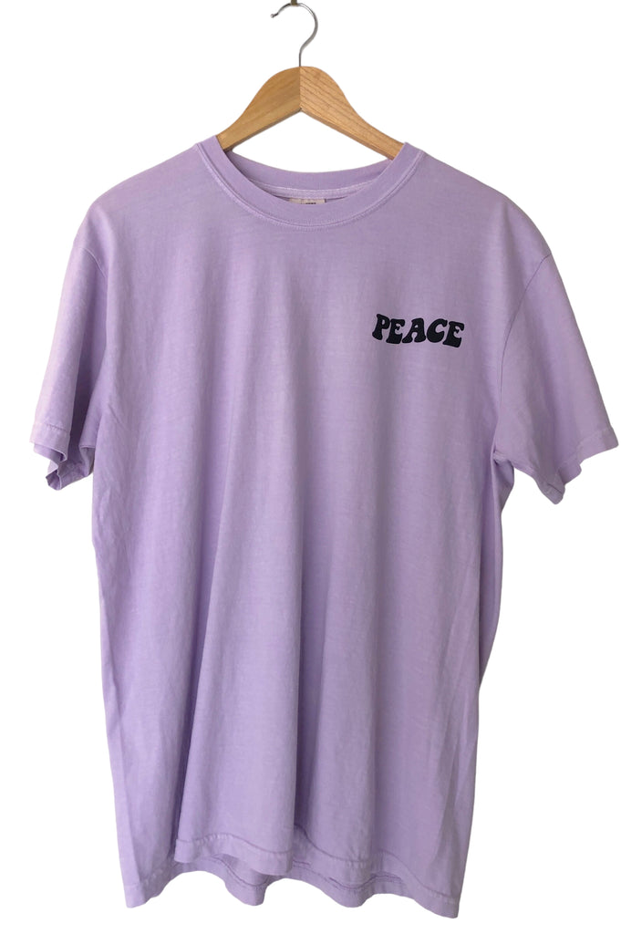 PEACE ORCHID SLEEVE T-SHIRT