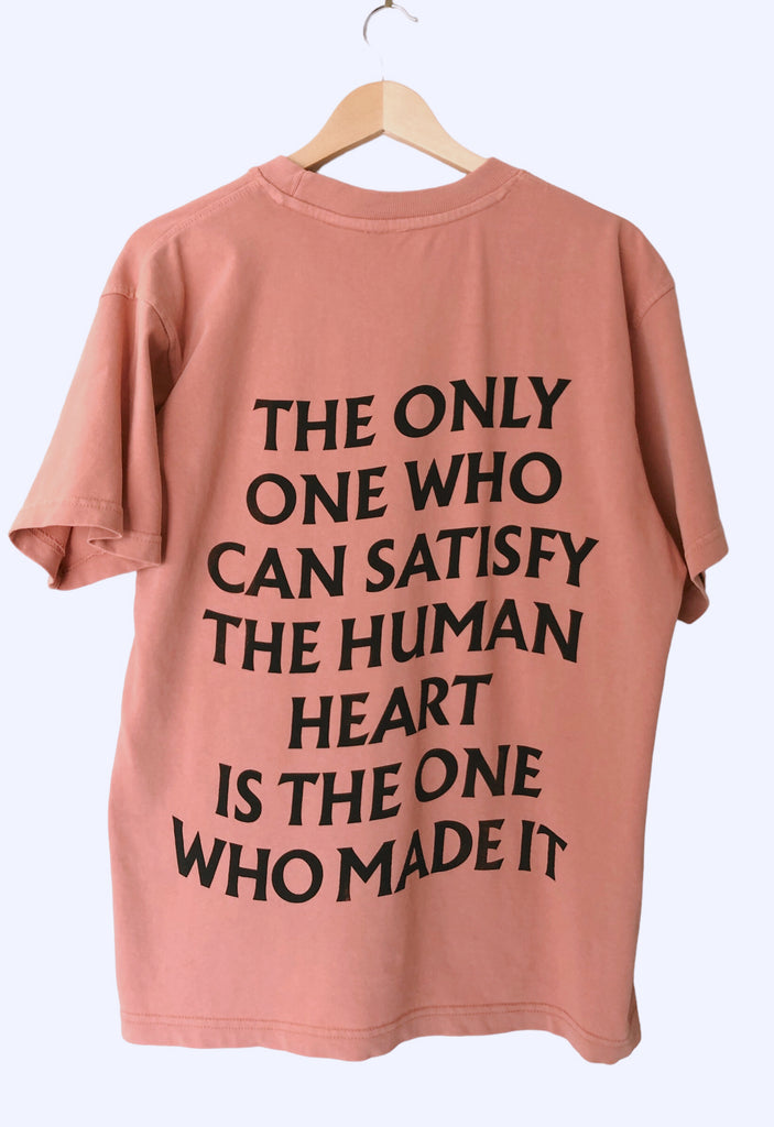 SATISFY SALMON SLEEVE T-SHIRT