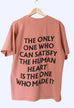 SATISFY SALMON SLEEVE T-SHIRT