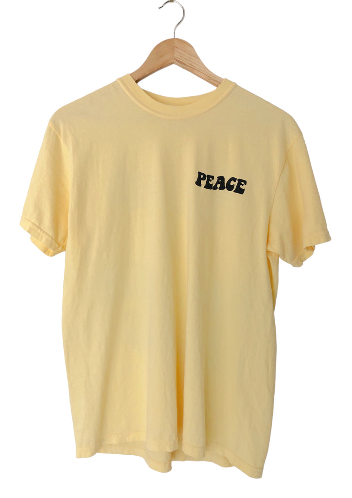 PEACE BUTTER SLEEVE T-SHIRT