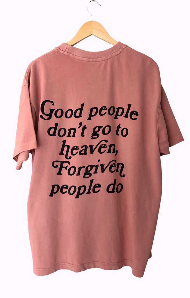 FORGIVEN SALMON SLEEVE T-SHIRT