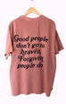 FORGIVEN SALMON SLEEVE T-SHIRT
