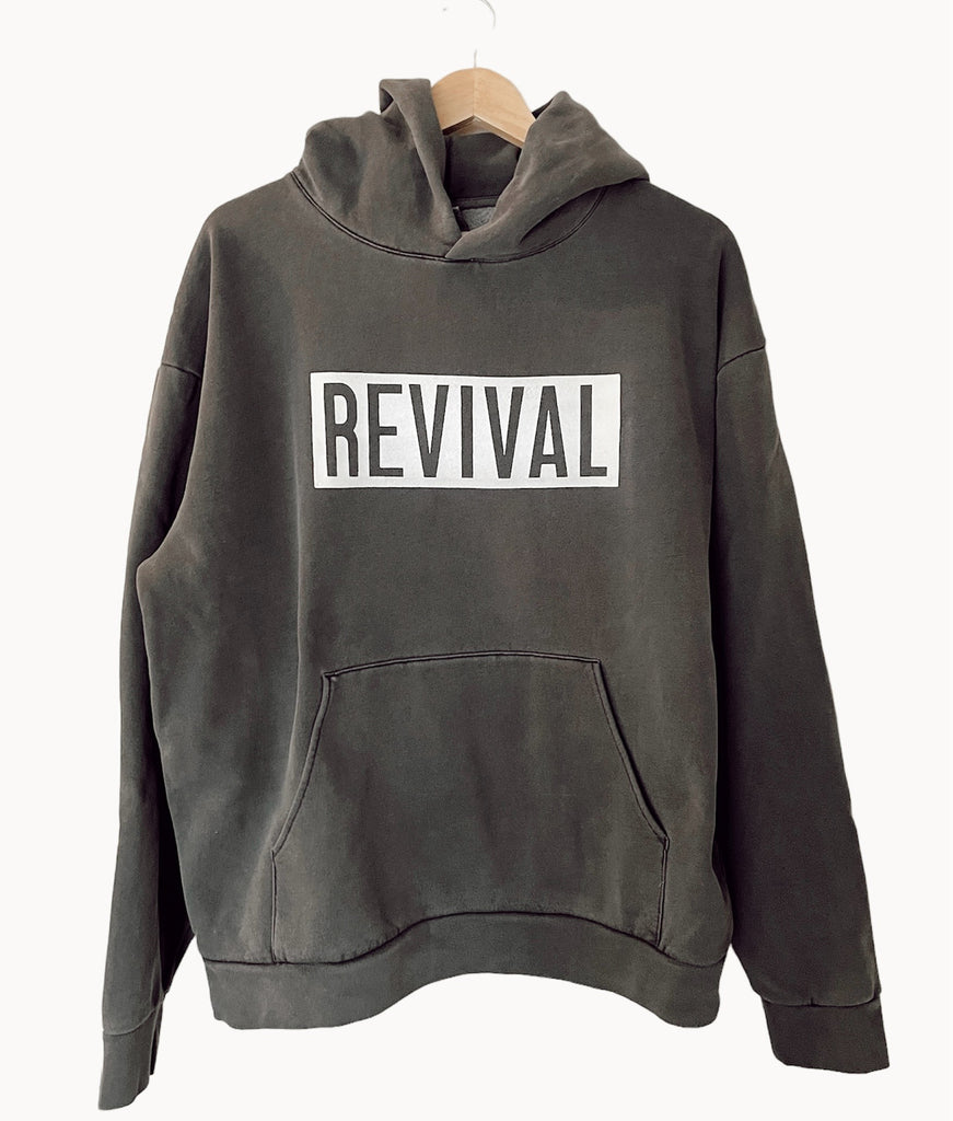REVIVAL VINTAGE BLACK URBAN HOODIE