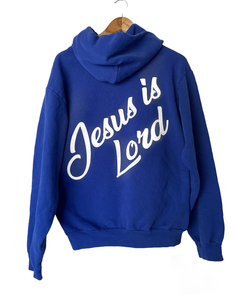 JESUS IS LORD ROYAL BLUE HOODIE