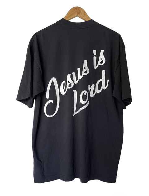 JESUS IS LORD BLACK SLEEVE T-SHIRT