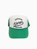 KINGDOM OVER CULTURE WHITE/GREEN TRUCKER HAT