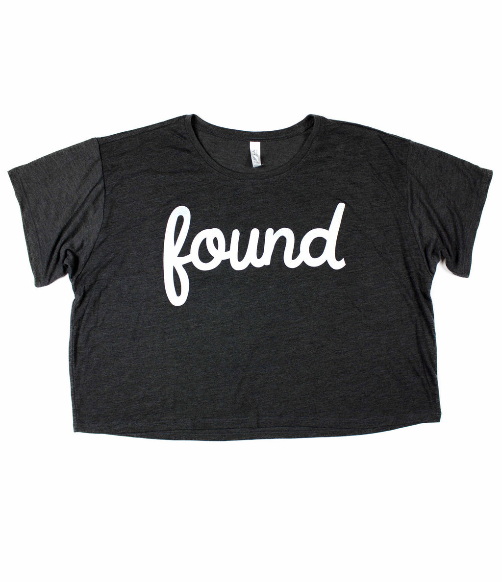 FOUND GRAY WOMEN'S BOXY T-SHIRT