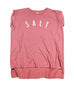 SALT + LIGHT MAUVE WOMEN'S ROLLED CUFF MUSCLE T-SHIRT
