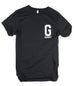 TAKE NO GLORY BLACK CONCRETE ROLLED SLEEVE T-SHIRT