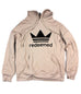 REDEEMED BY THE KING TAN SPONGE FLEECE HOODIE