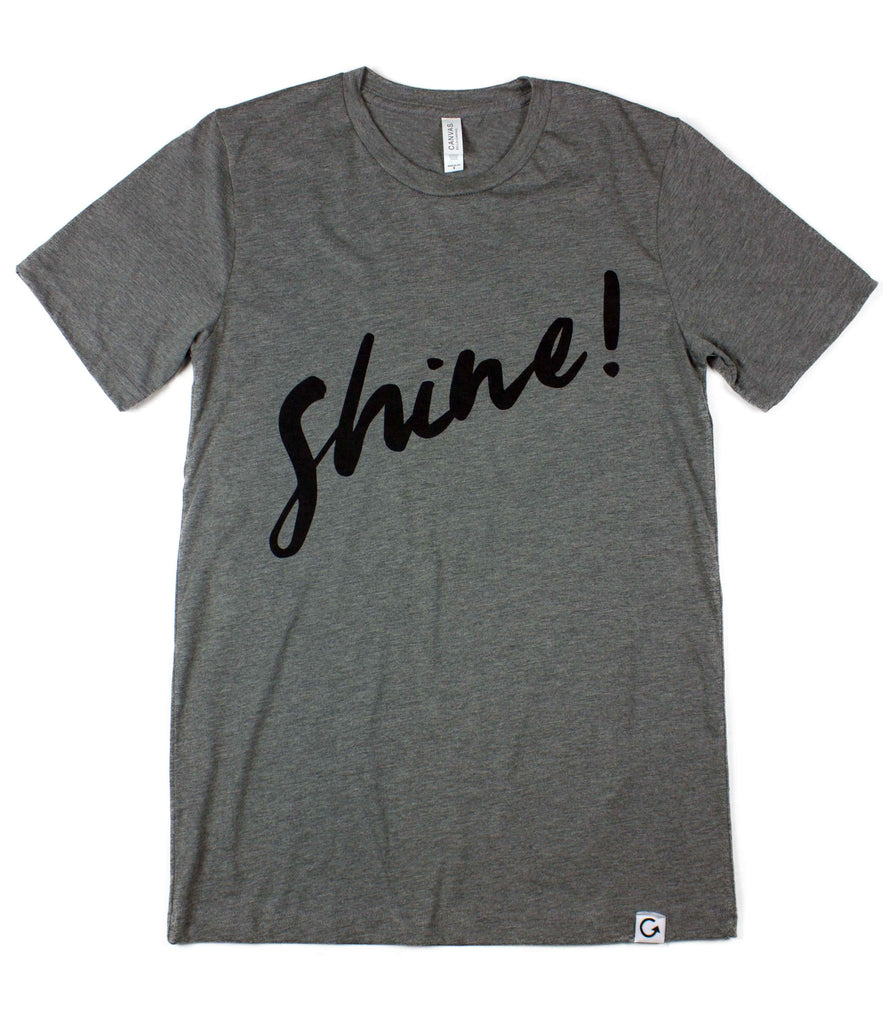 SHINE GRAY T-SHIRT