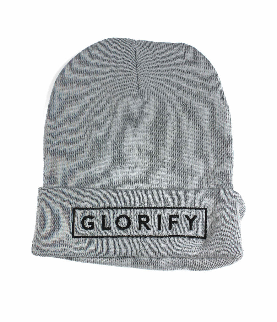 GLORIFY LOGO GRAY BEANIE