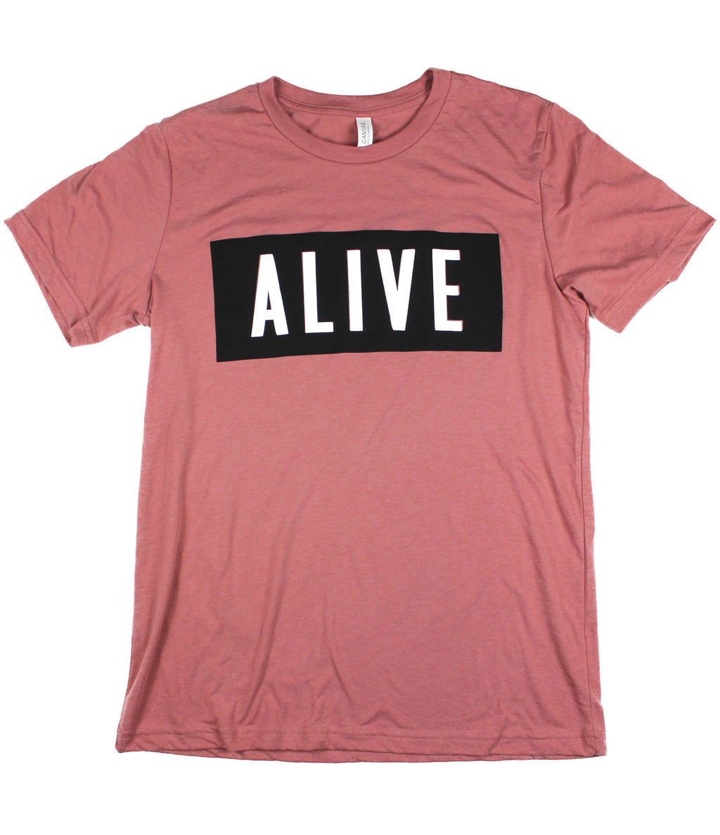 ALIVE MAUVE T-SHIRT