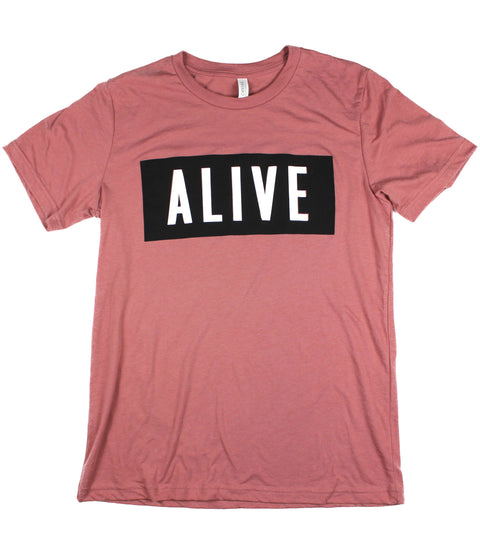 ALIVE MAUVE T-SHIRT