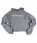 YOU ARE LOVED STORM CROPPED HOODIE