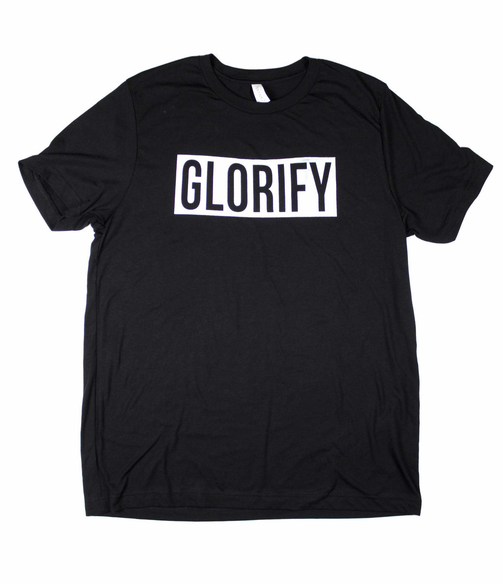 GLORIFY BLACK UNISEX T-SHIRT