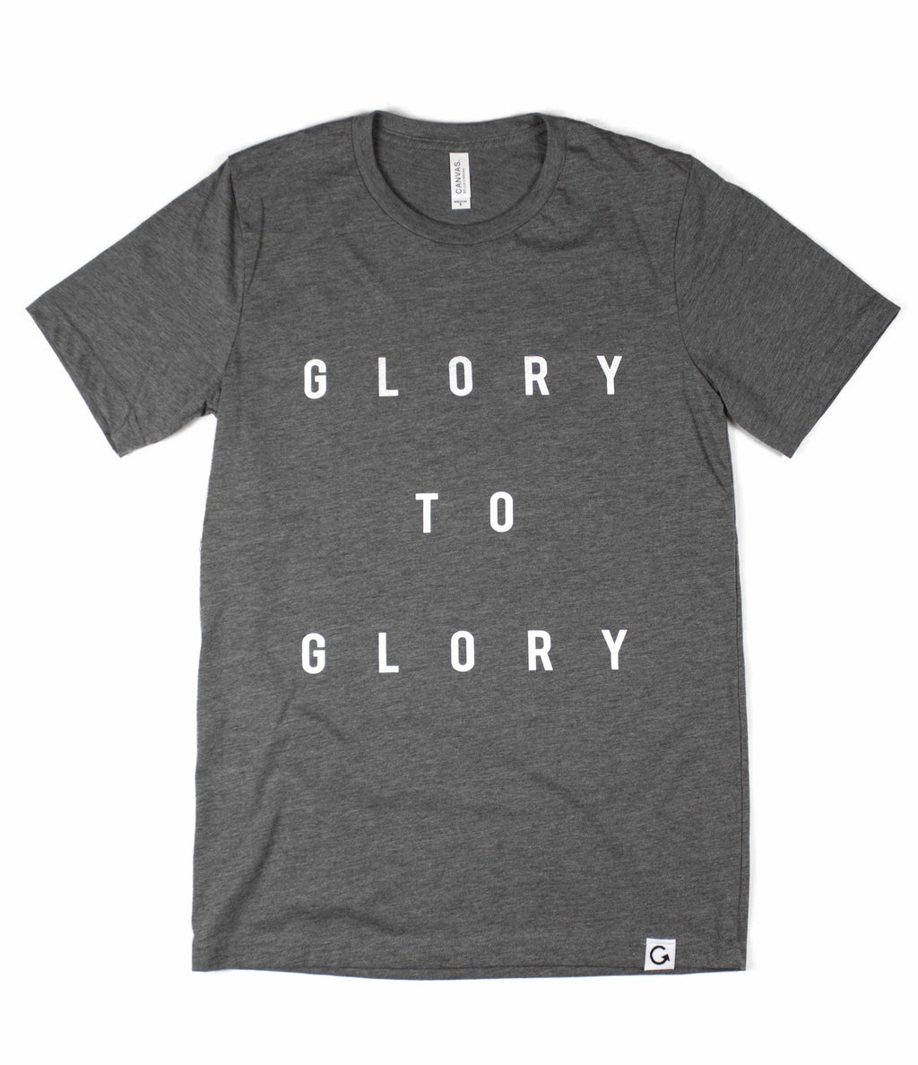 GLORY TO GLORY GRAY T-SHIRT