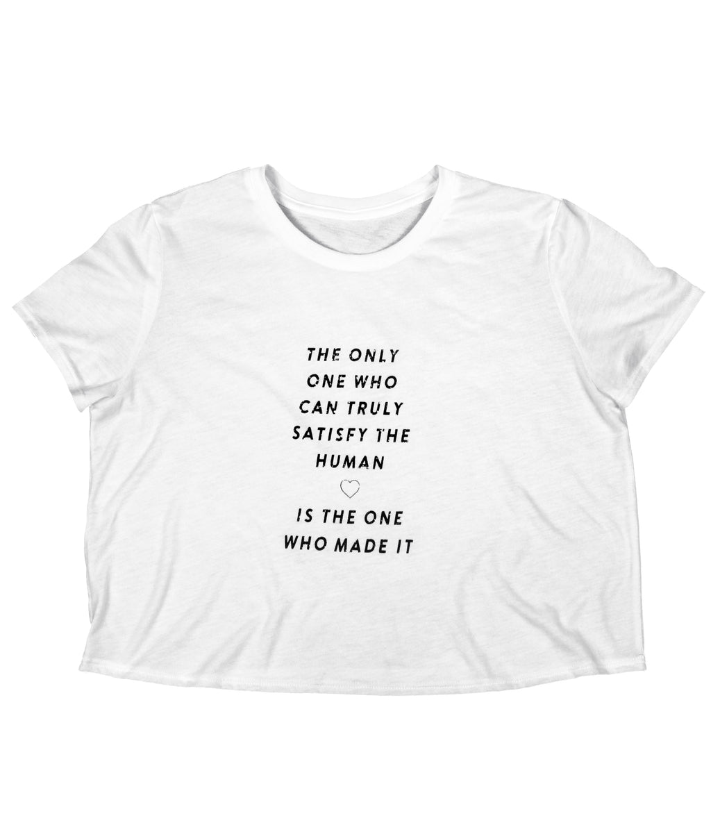 TRULY SATISFY ♡ WOMEN'S CROP T-SHIRT