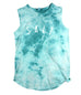 SALT + LIGHT BLUE LAGOON TIE-DYED WOMEN'S SLEEVELESS TANK
