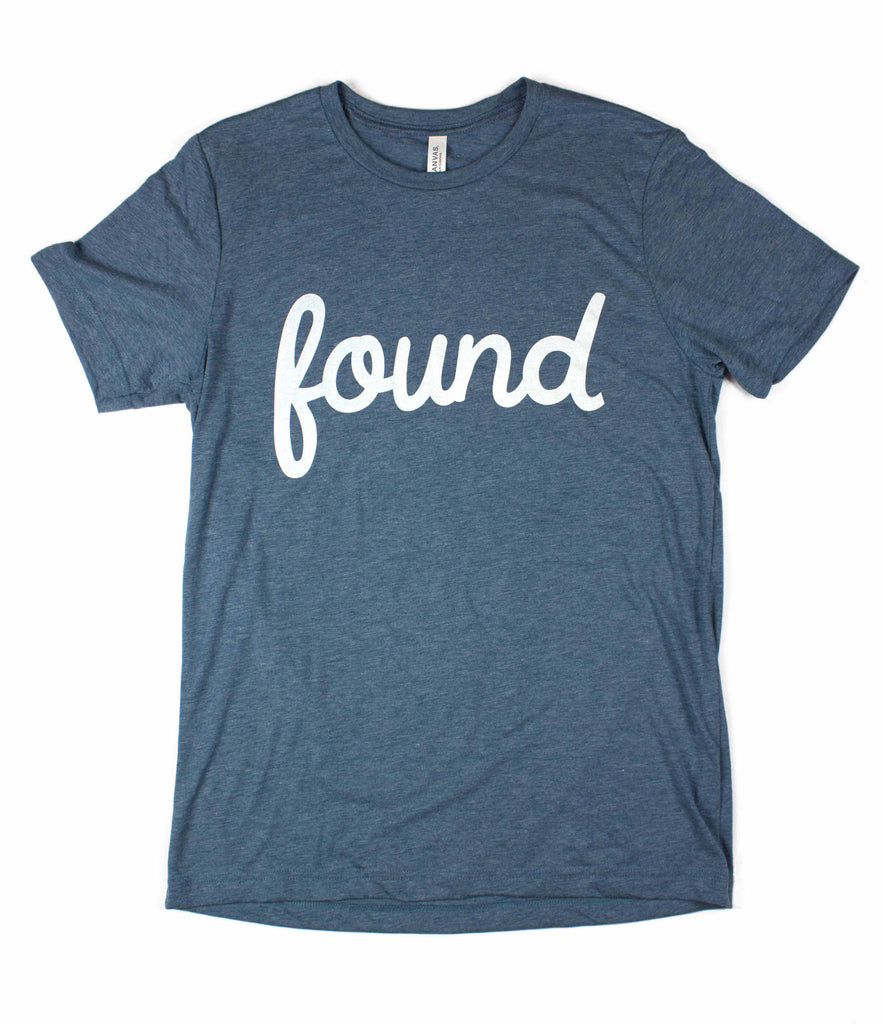 FOUND DENIM BLUE T-SHIRT