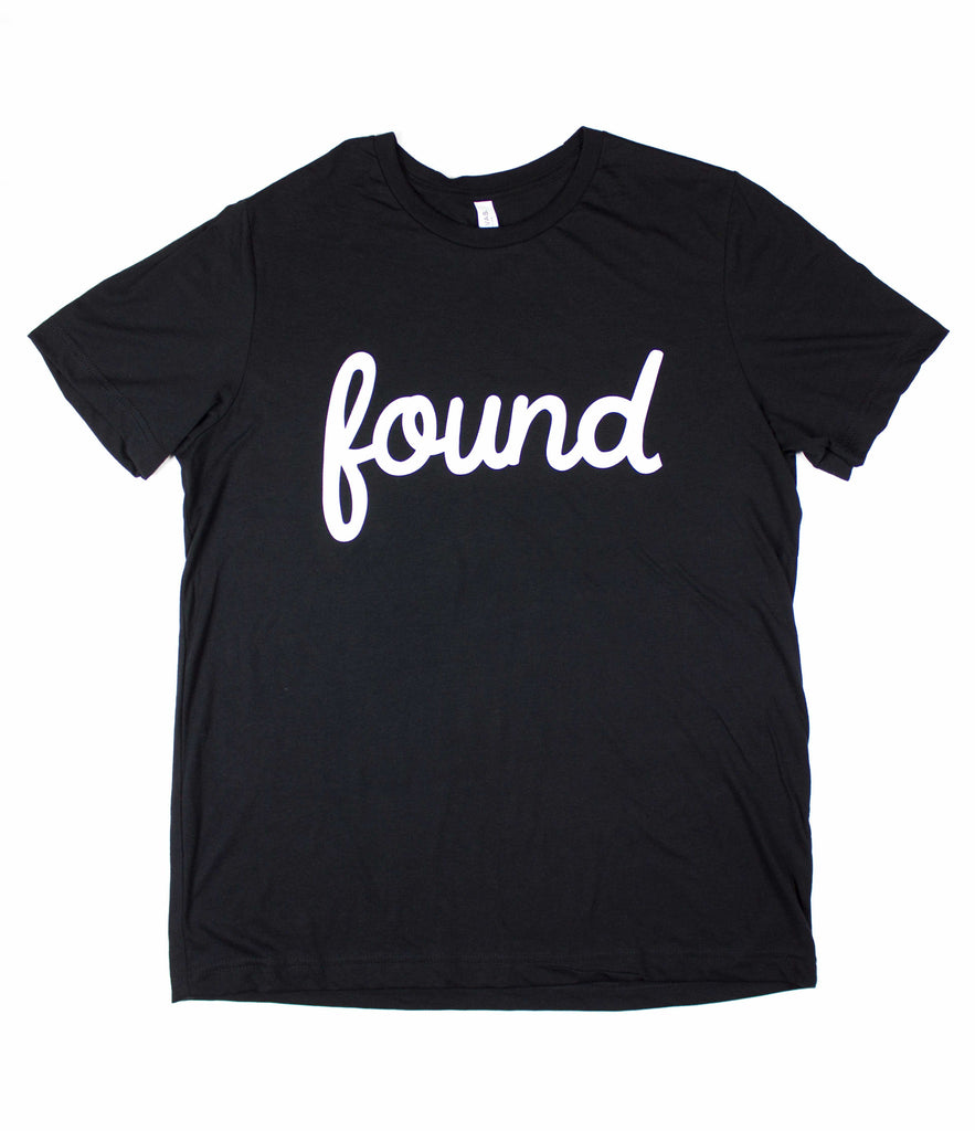 FOUND BLACK T-SHIRT