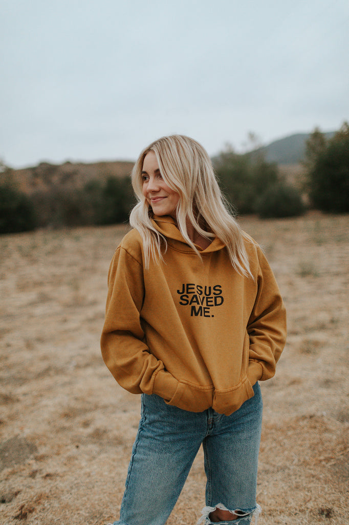 JESUS SAVED ME PEANUT BUTTER URBAN HOODIE