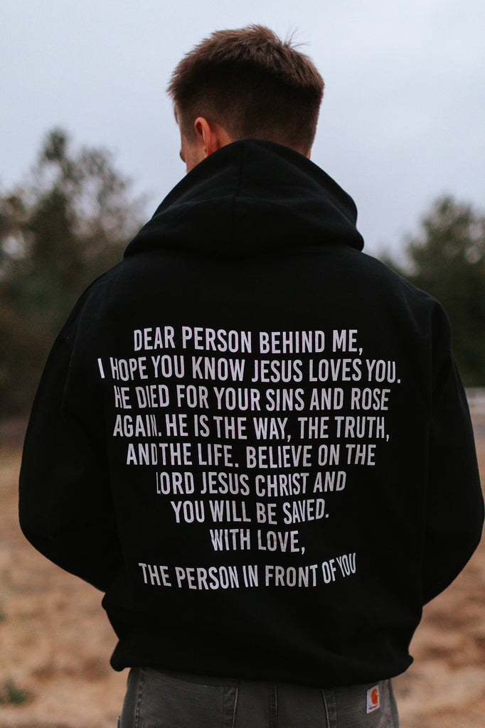 GOOD NEWS CARRIER BLACK URBAN HOODIE